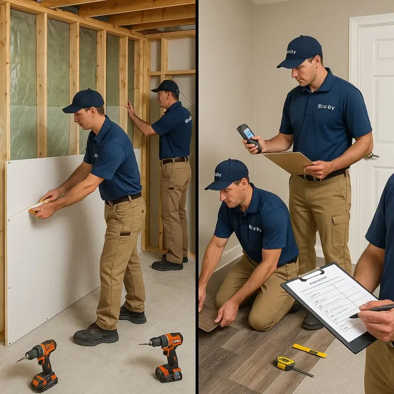 Repairs and Reconstruction process in Delhi Hills, OH